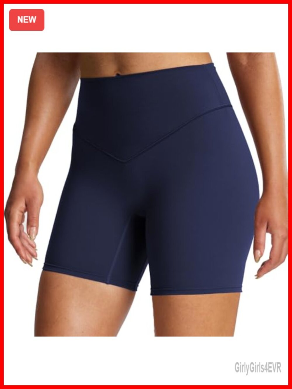 High Rise Biker Shorts 6 Inch Buttery Soft Workout Gym Yoga
